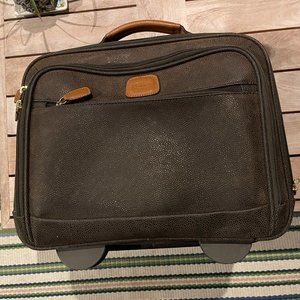 Bric's Rolling Tote Olive Carry-on Wheeled Laptop Case